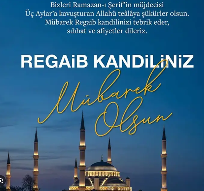 Regaib Kandiliniz Mubarek Olsun